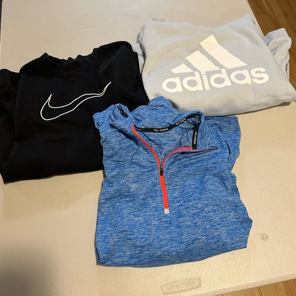 Nike &  Adidas Sweatshirt bundle
